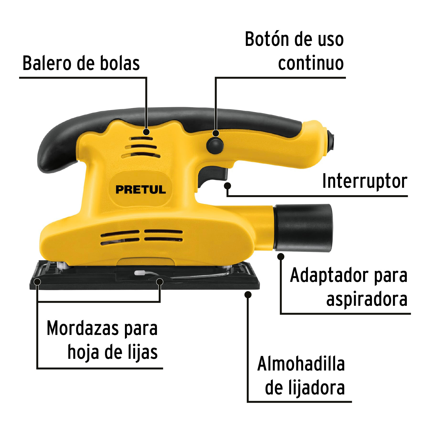 Lijadora orbital 150 W - Imagen 8