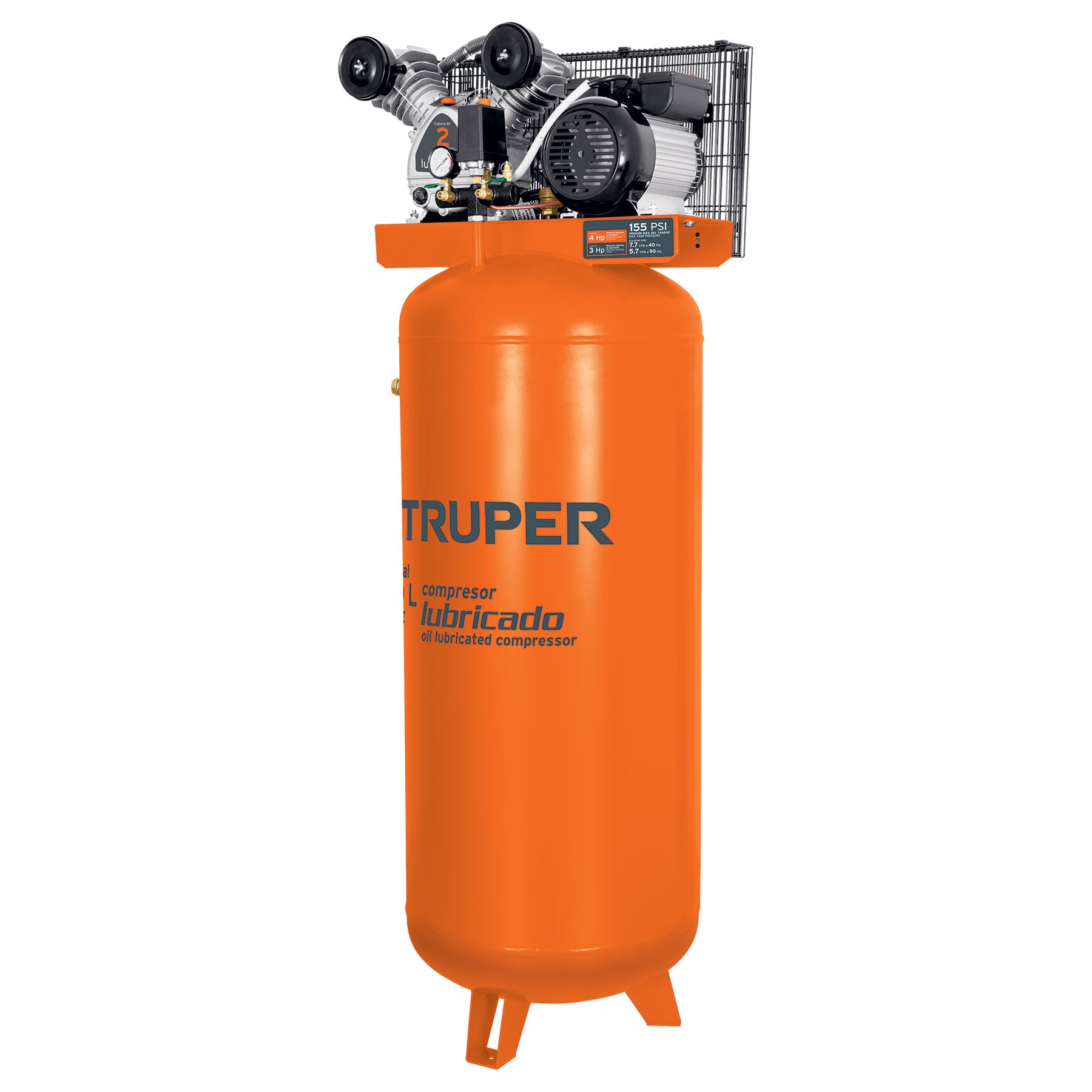 Compresor vertical 240 L 4 HP 220 V