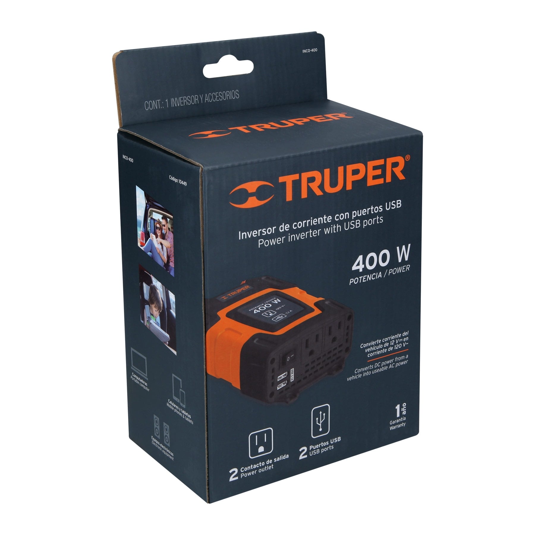 Inversor de corriente 400 W - Imagen 3