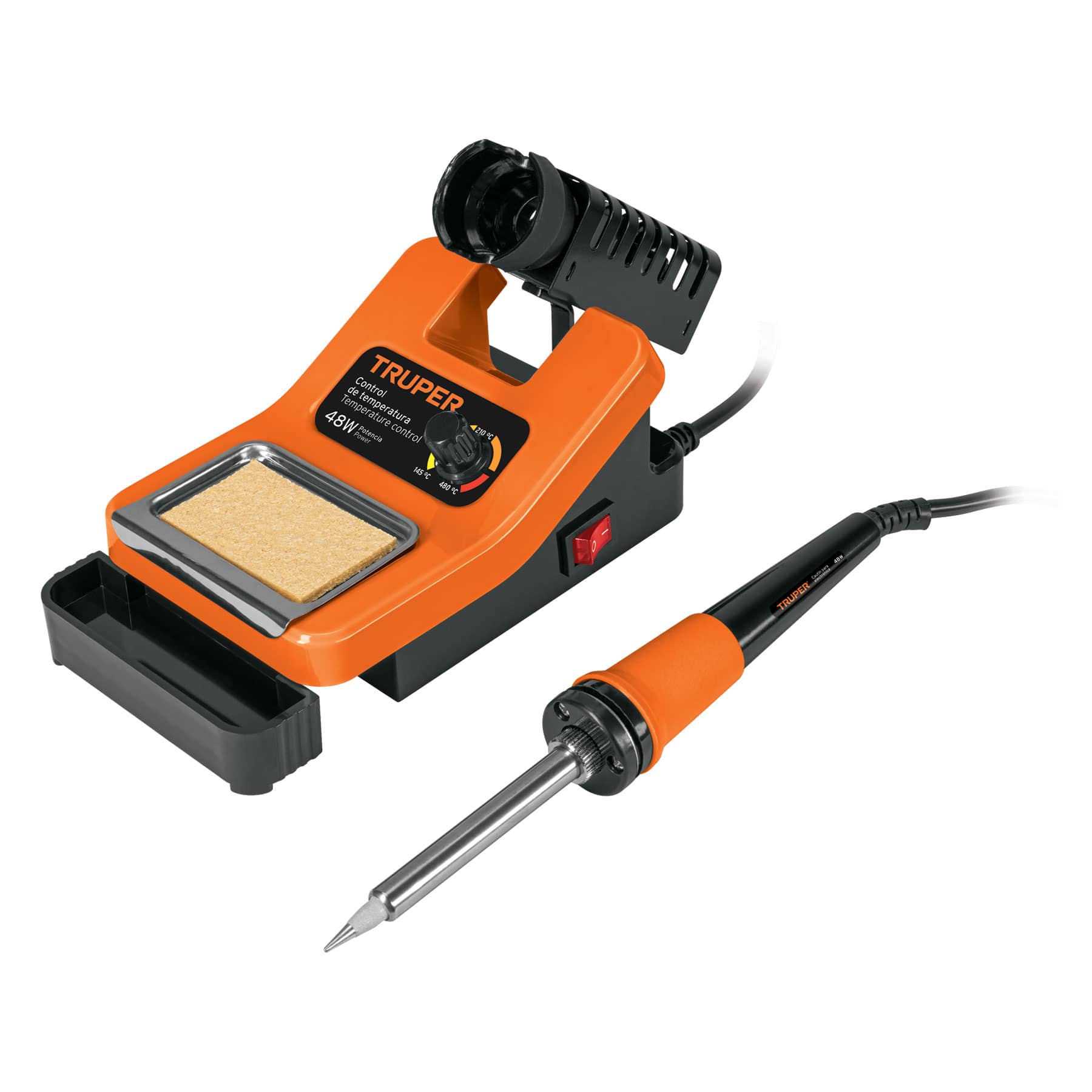 Cautín profesional con estación para electrónica de 48 Watts