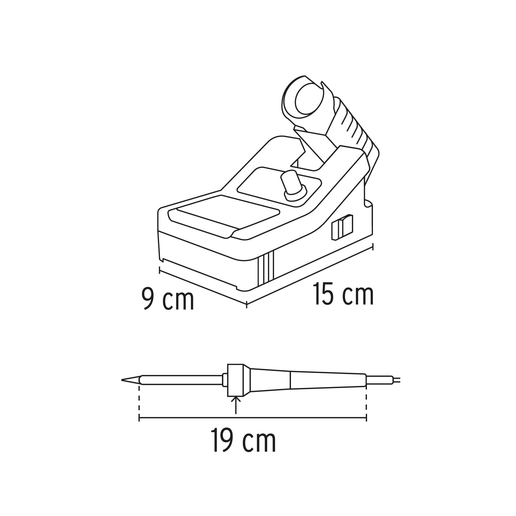 Cautín profesional con estación para electrónica de 48 Watts - Imagen 4
