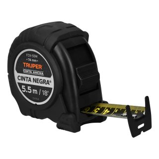 Flexómetro Cinta Negra 5.5 m cinta 27 mm