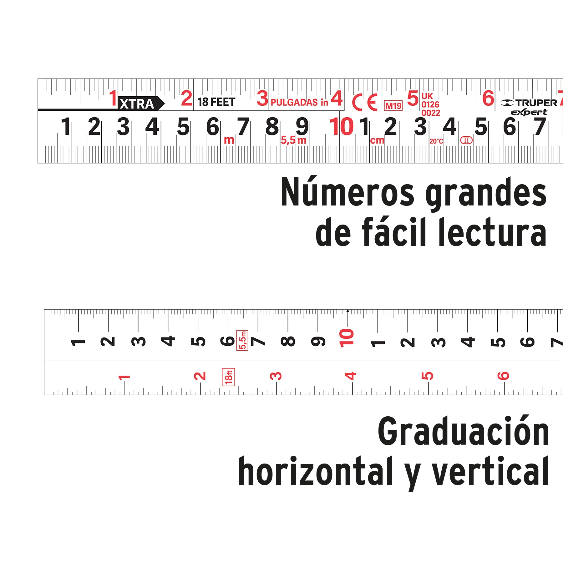 Flexómetro XTRA de 5.5 m cinta 28 mm - Imagen 4