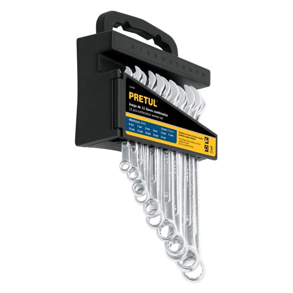 Juego de 11 llaves combinadas mm pretul