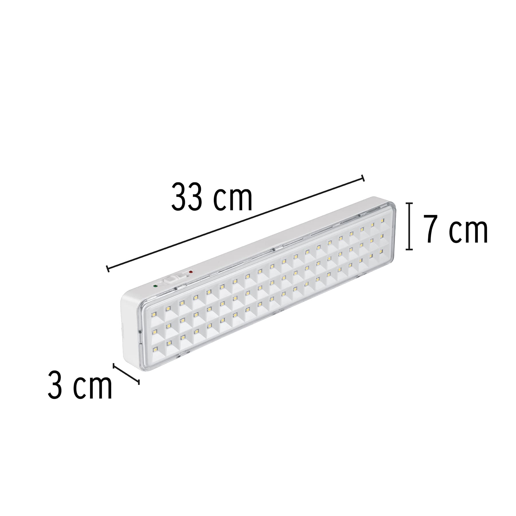 Lámpara de emergencia recargable 300 lm 60 LED - Imagen 3