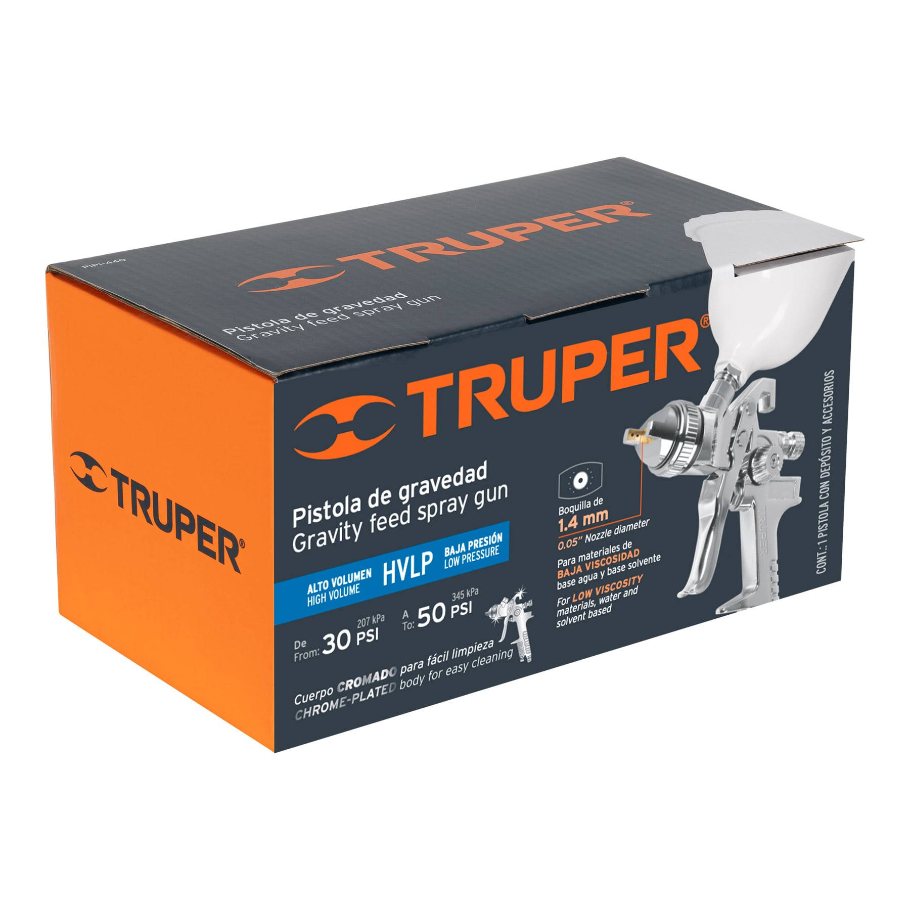 Pistola para pintar de gravedad boquilla 1.4mm - Imagen 2