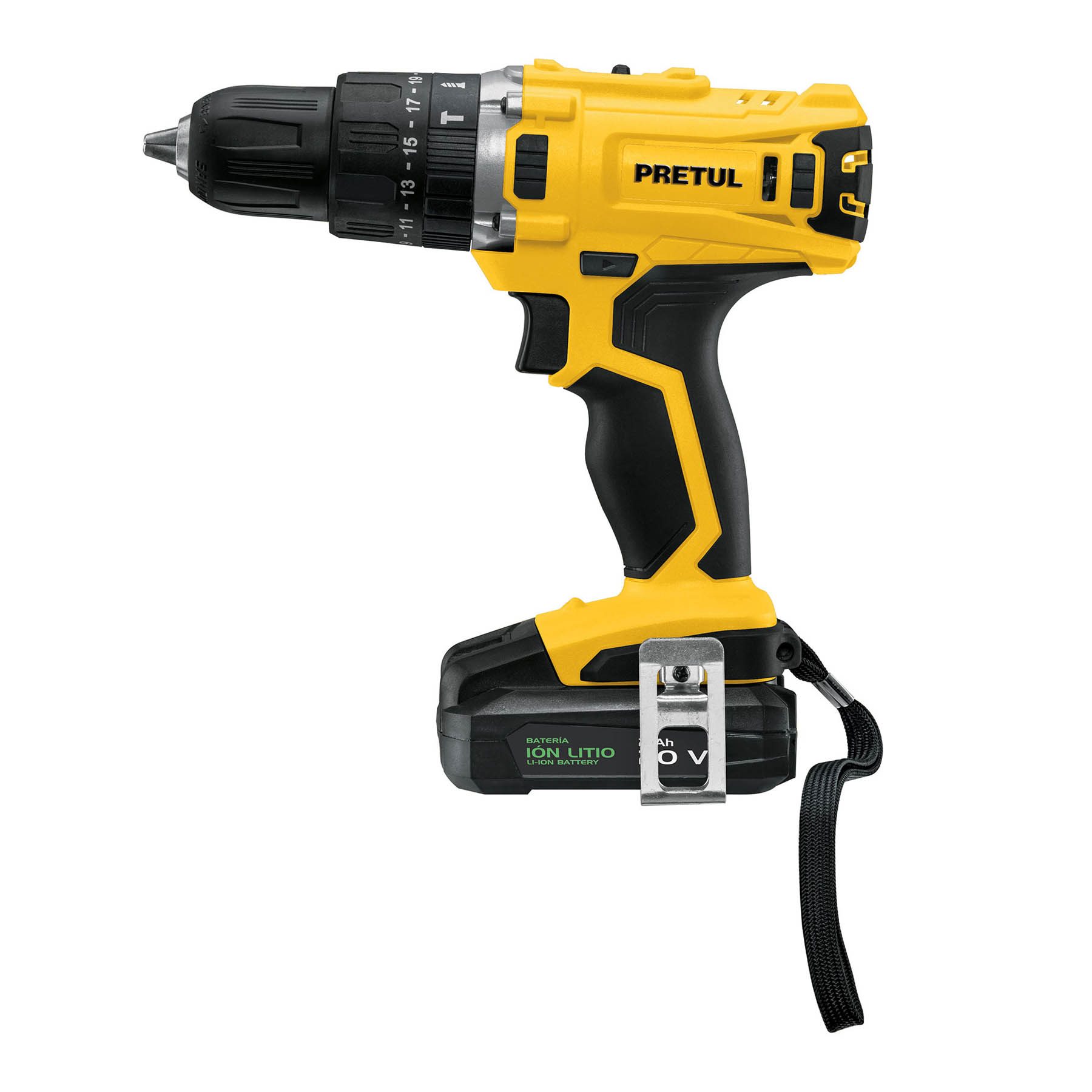 Barreno y Rotomartillo inalámbrico 1/2" 20 V Pretul