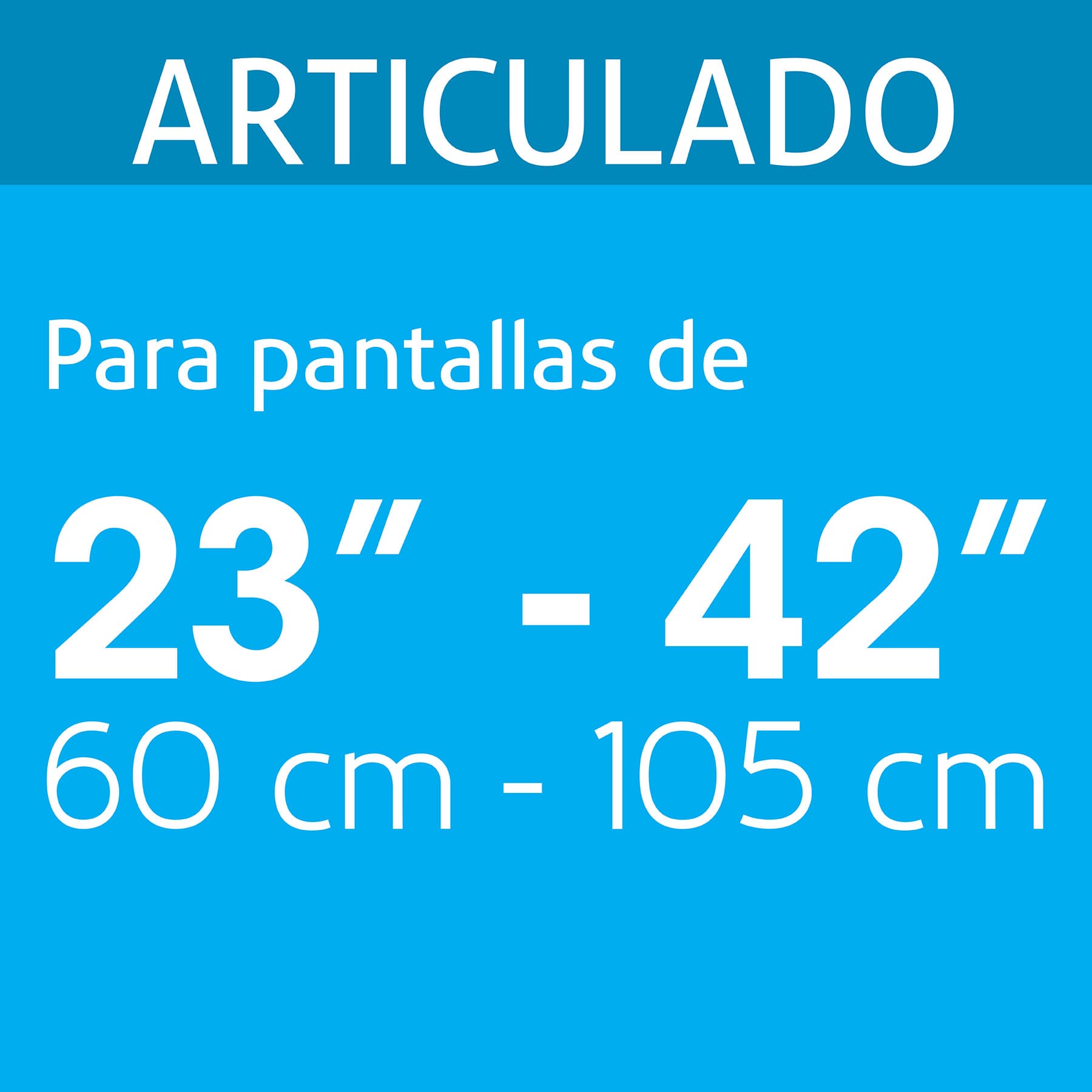 Soporte para TV articulado 23"-42" - Imagen 3