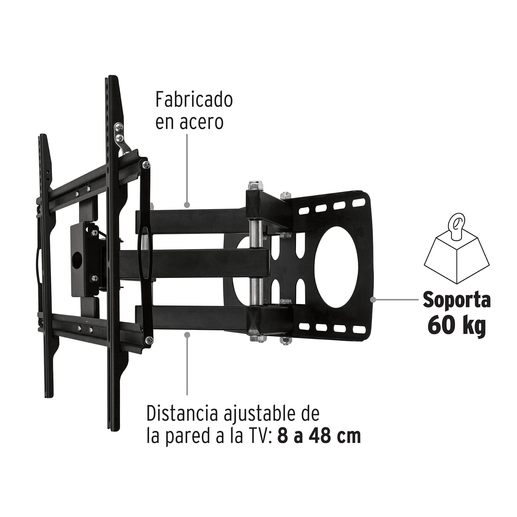 Soporte para TV articulado 26"-65" - Imagen 5