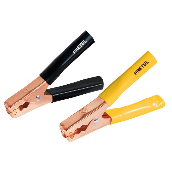 Caimanes para cable pasa corriente 2 piezas Pretul