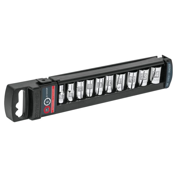 Juego de 10 dados cuadro 1/4" std