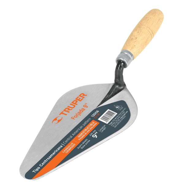 Cuchara para albañil 9" forjada tipo Centroamericana Truper