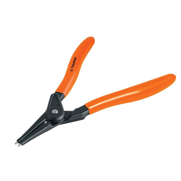 Pinza punta recta 7" para abrir anillos