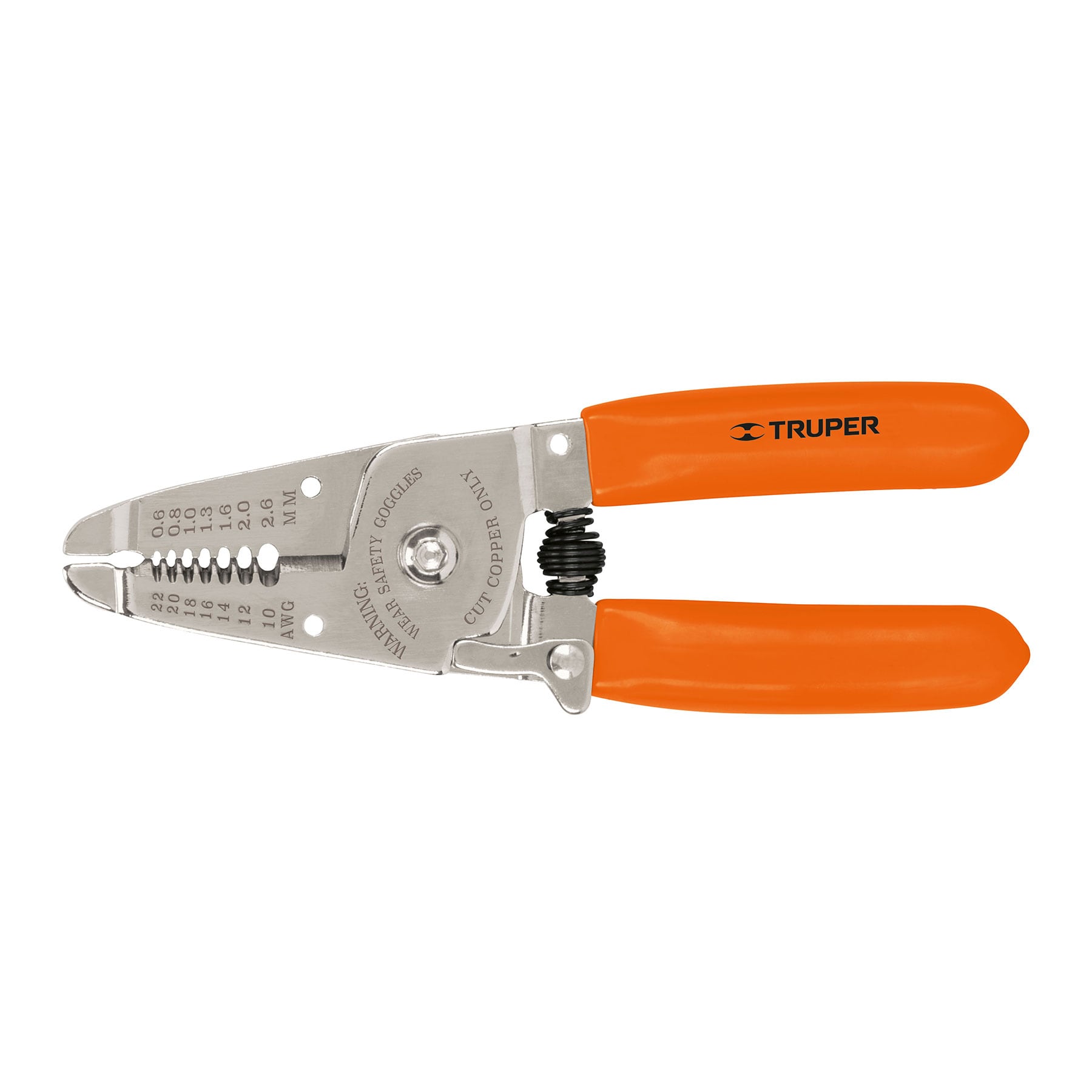 Pinza 6" pela cables 26 a 16 AWG Truper