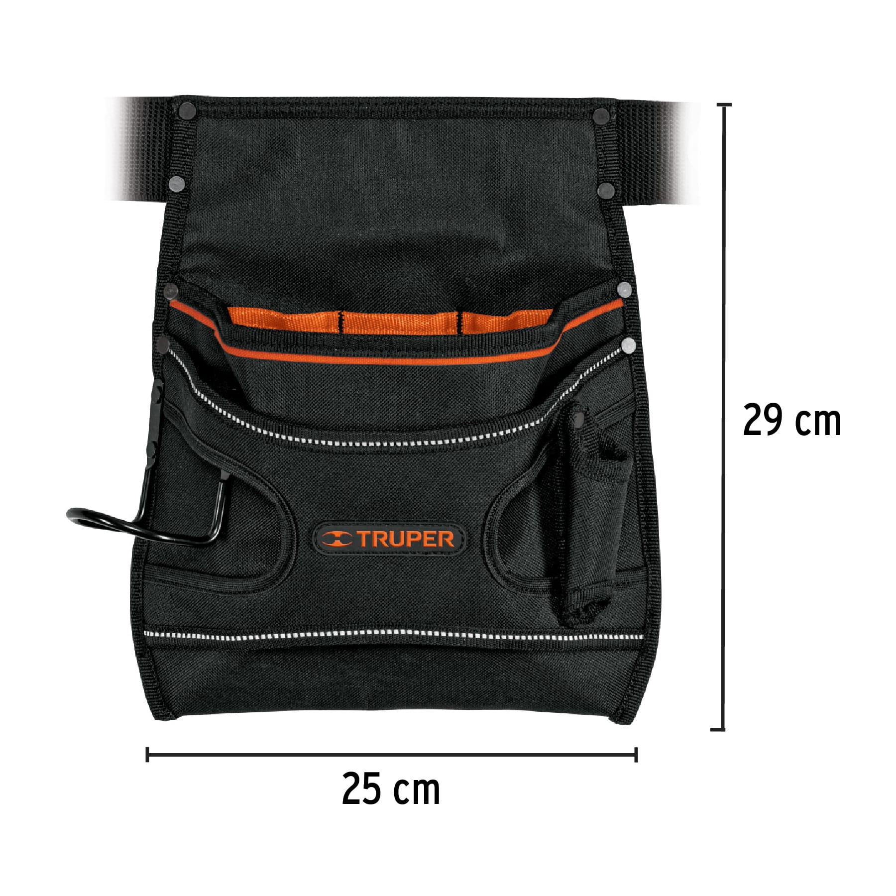 Porta herramientas de poliéster 7 compartimentos Truper - Imagen 2