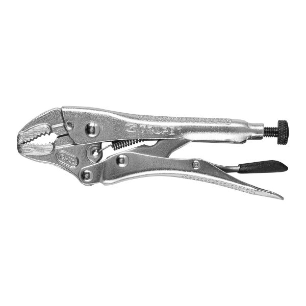 Pinza de presión 5" mordaza curva Truper