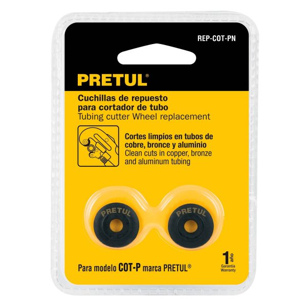 Blíster con 2 cuchillas para cortador de tubo COT-P Pretul