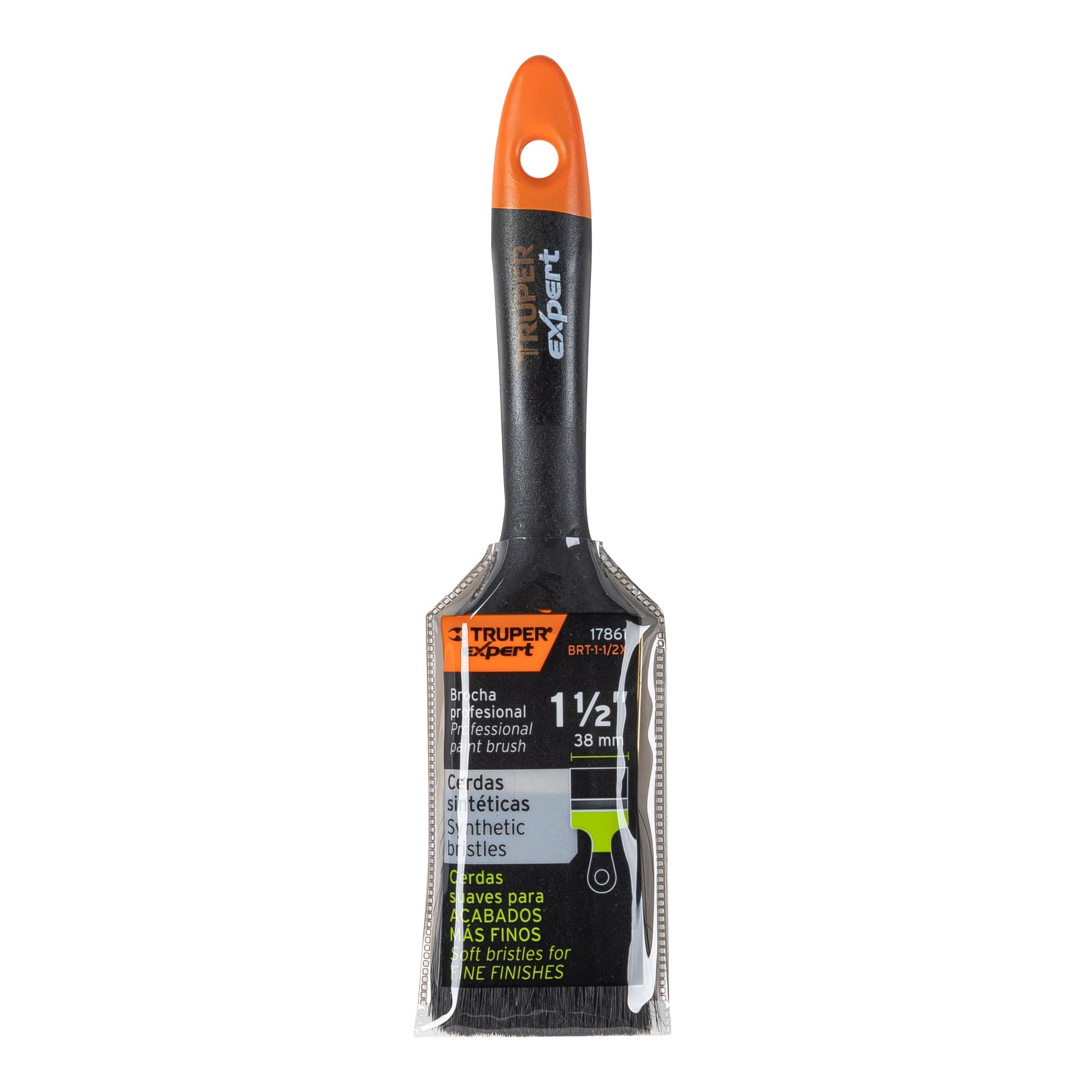 Brocha profesional de 1-1/2" mango de plástico Expert - Imagen 2