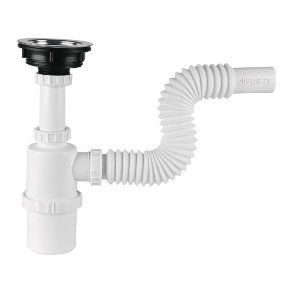 Céspol bote para fregadero con contracanasta polipr 1-1/2"