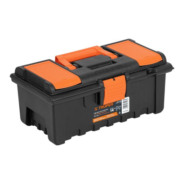 Caja para herramienta de 14" con compartimentos Truper