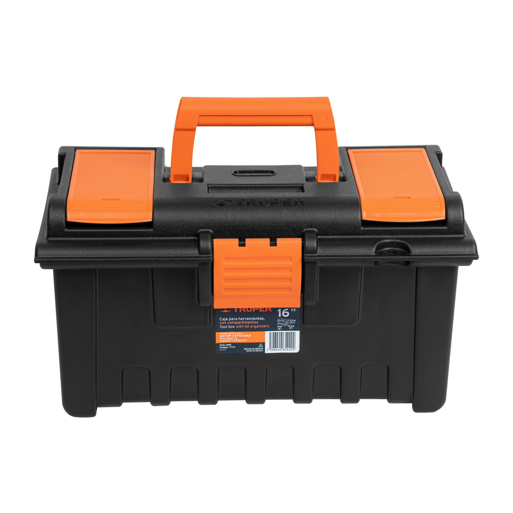 Caja para herramienta de 16" con compartimentos Truper - Imagen 3