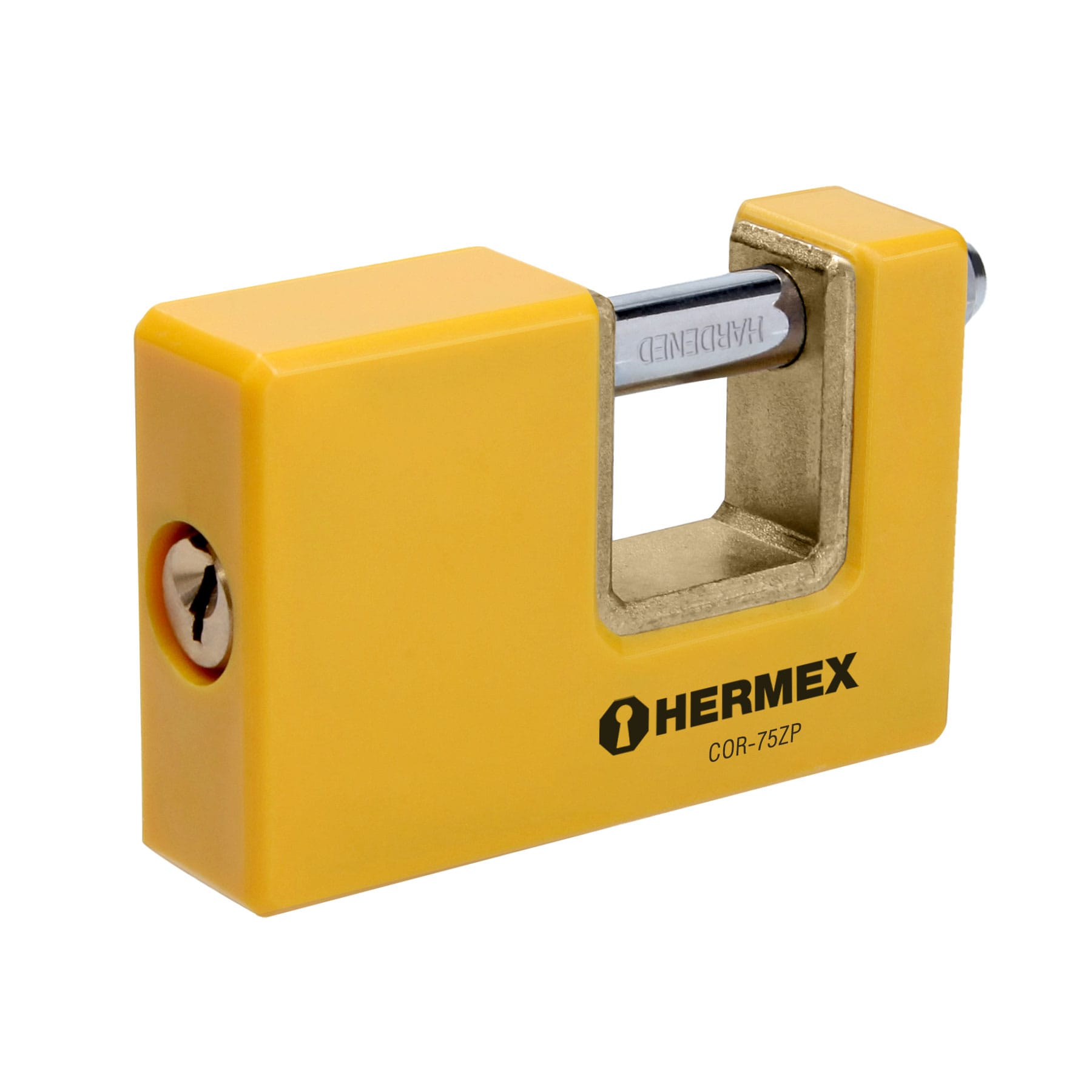 Candado antipalanca 75 mm cuerpo metálico Hermex