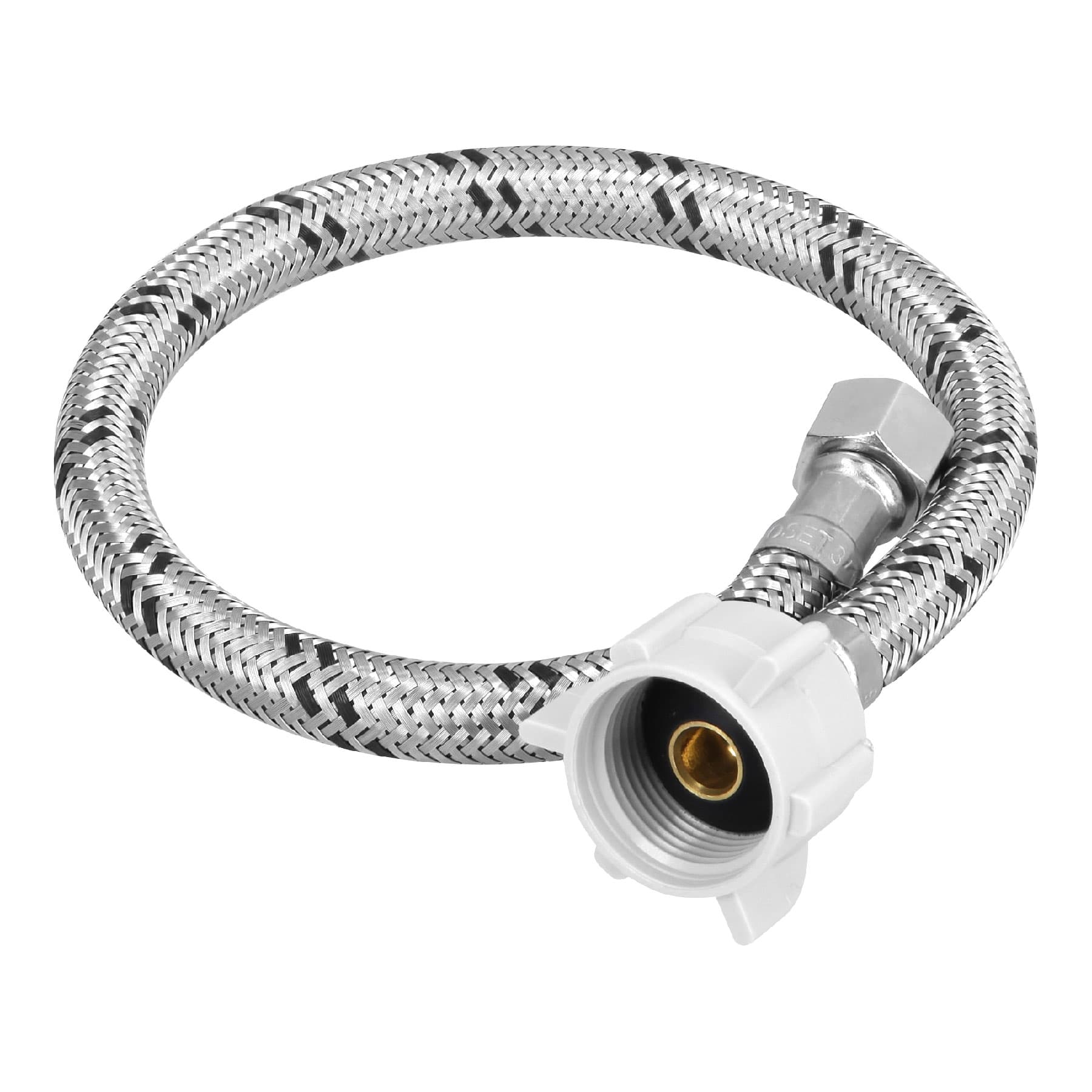 Manguera hule 45cm acero conector plástico usos generales