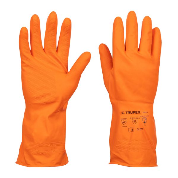 Guantes de látex para limpieza grandes Truper