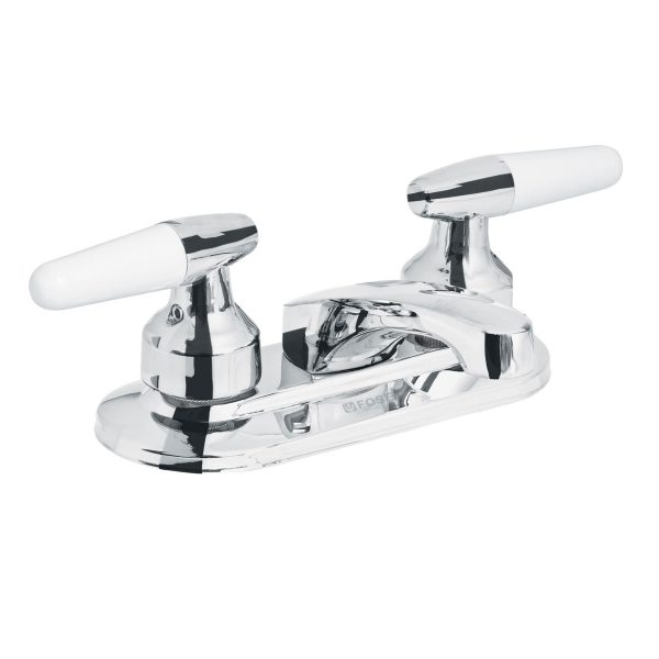 Mezcladora 4" para lavabo nariz larga manerales cono