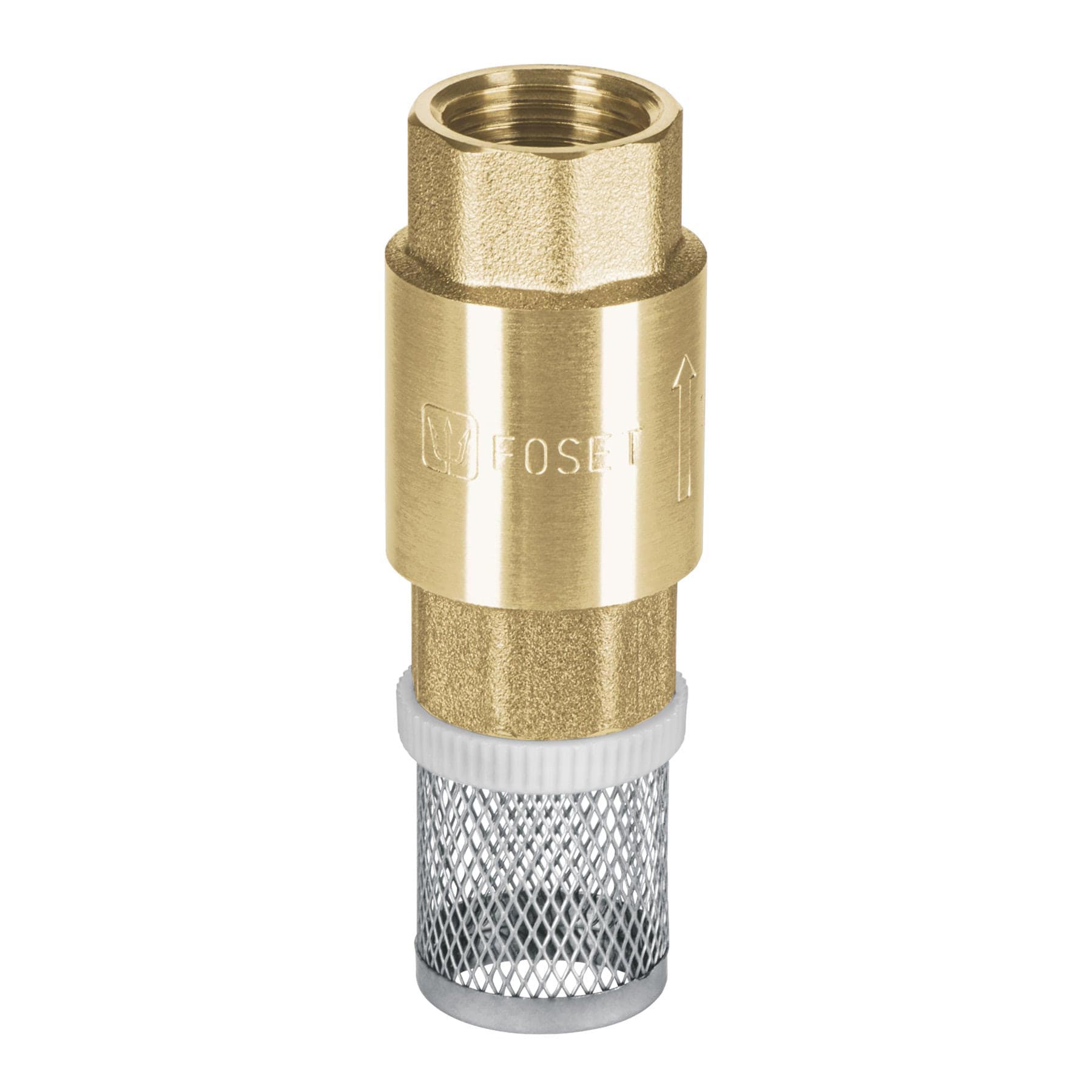 Pichancha tipo check de latón inoxidable 1/2" Foset