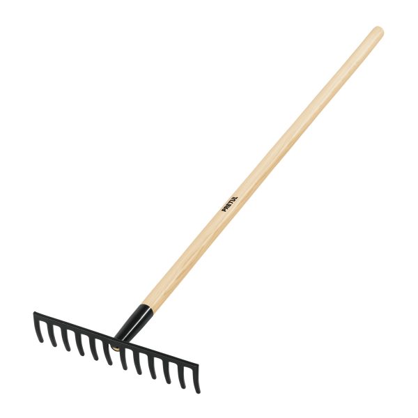 Rastrillo recto de 12 dientes mango de 48" Pretul
