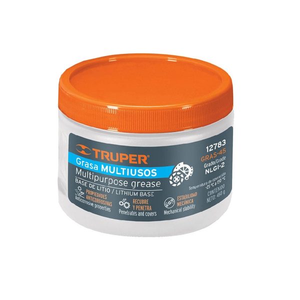 Grasa lubricante multiusos base litio, 450 g Truper