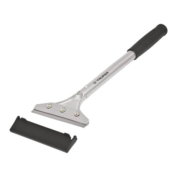 Raspador de acero con mango navaja de 4" Truper