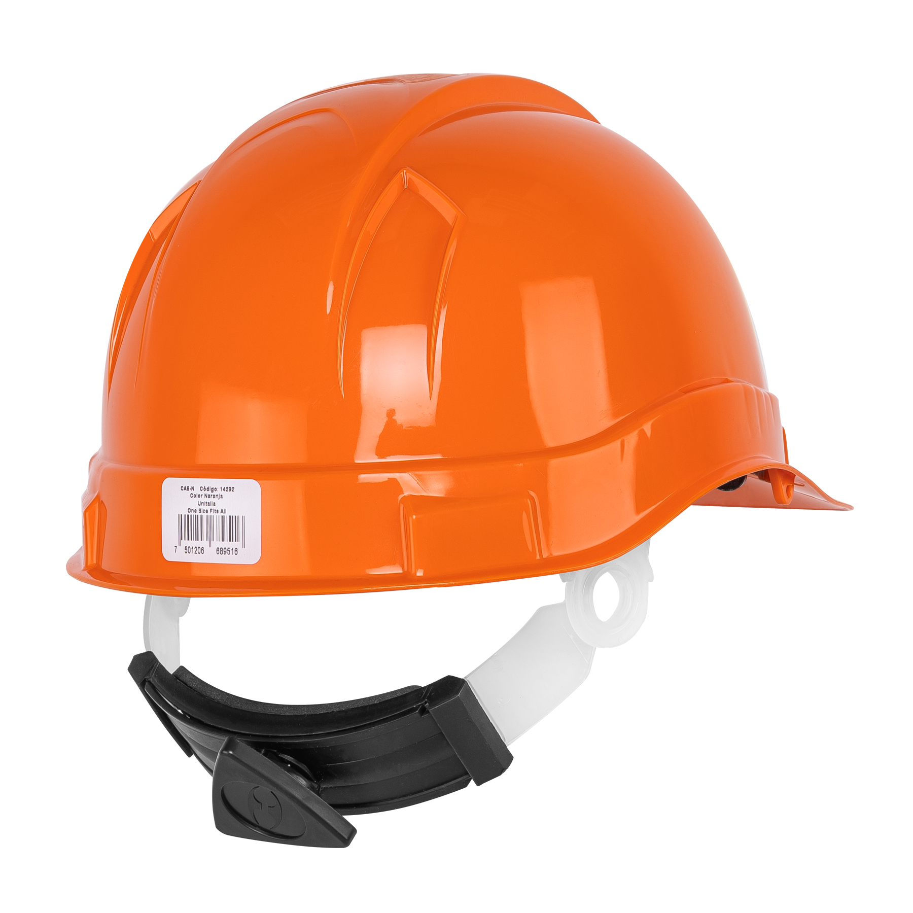 Casco de seguridad ajuste de matraca naranja Truper - Imagen 2