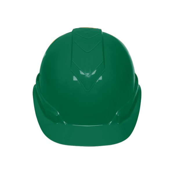 Casco de seguridad ajuste de matraca verde Truper
