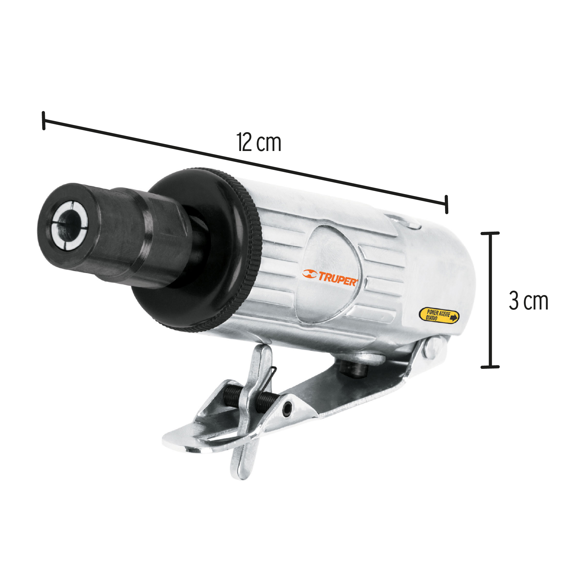 Mini esmeriladora neumática 1/4" Truper - Imagen 3