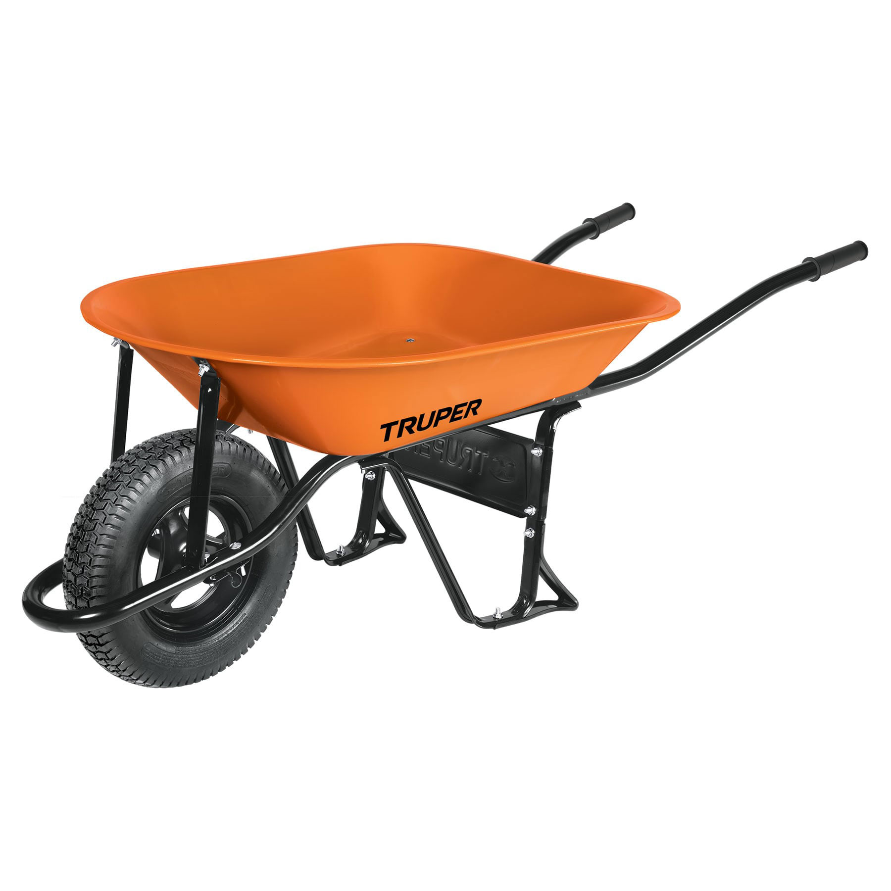 Carretilla 4.5 ft3 Neumática bastidor tubular Truper