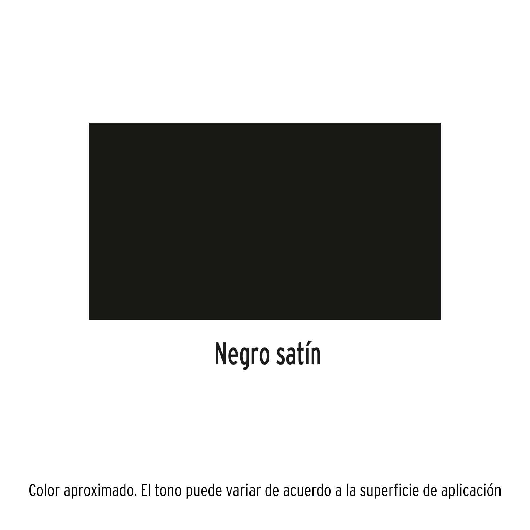 Pintura en aerosol negro satín 400 ml Pretul - Imagen 3
