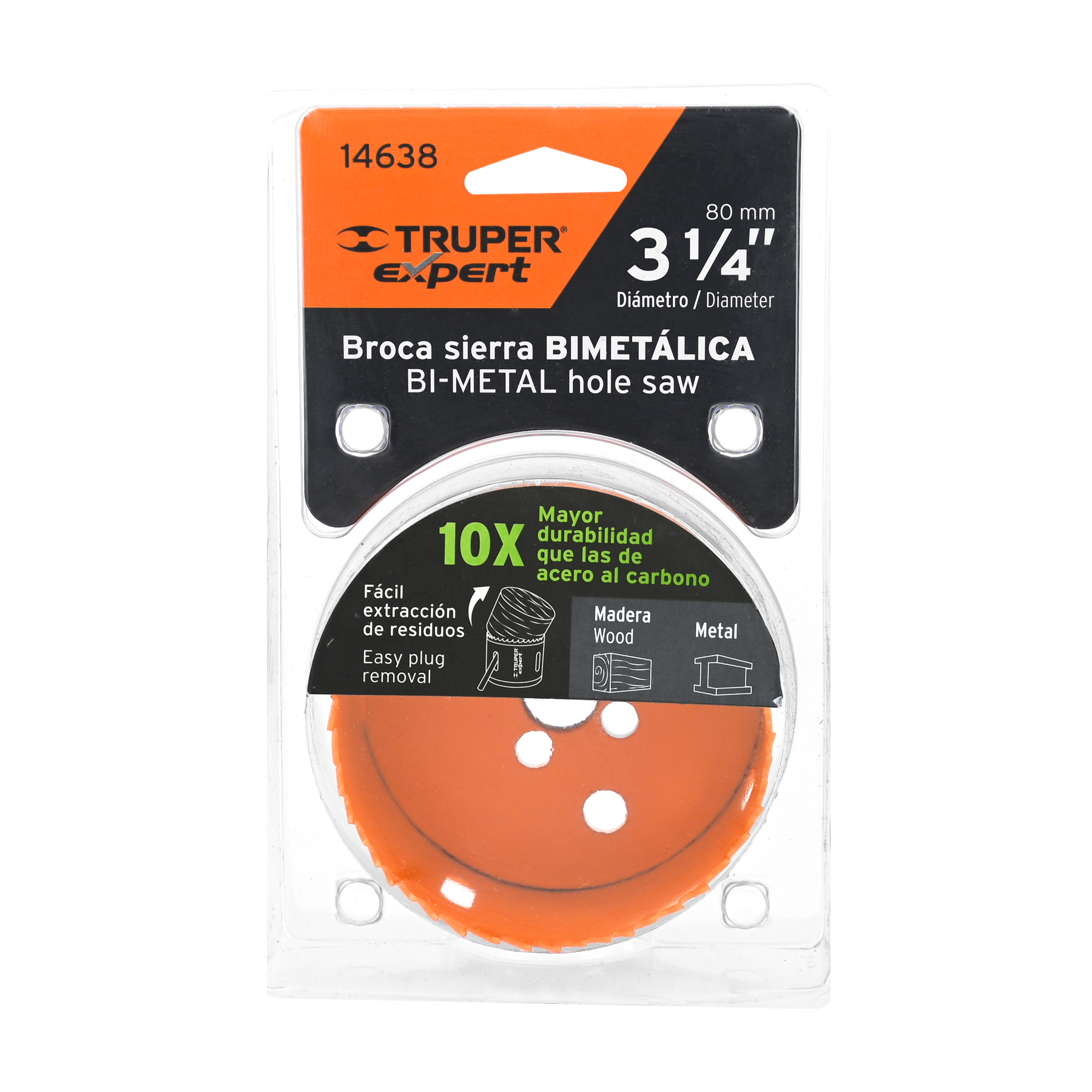 Brocasierra bimetálica 3-1/4" Truper Expert - Imagen 2