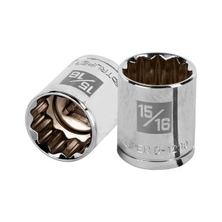 Copa de 15/16" 12 puntas raíz 1/2"