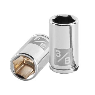 Copa de 3/8" 6 puntas raíz 1/4"