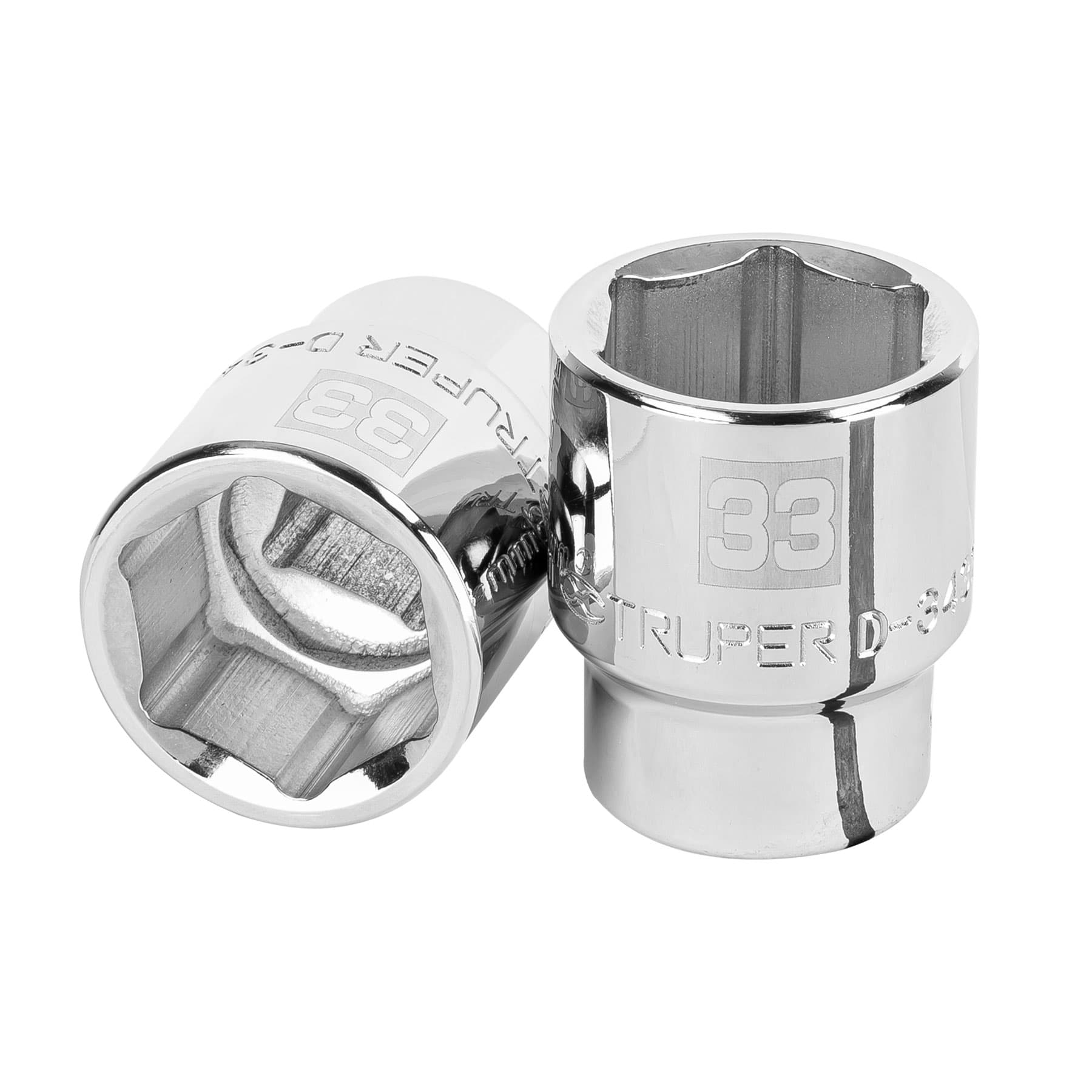 Copa de 33 mm 6 puntas, raíz 3/4"