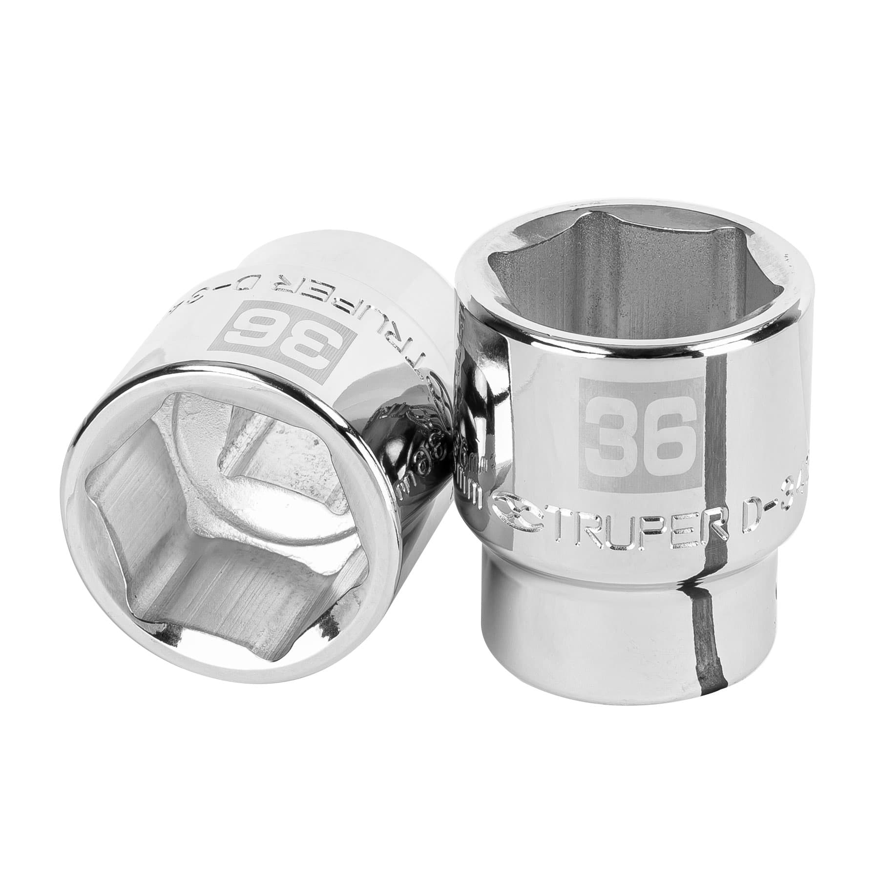 Copa de 36 mm 6 puntas, raíz 3/4"