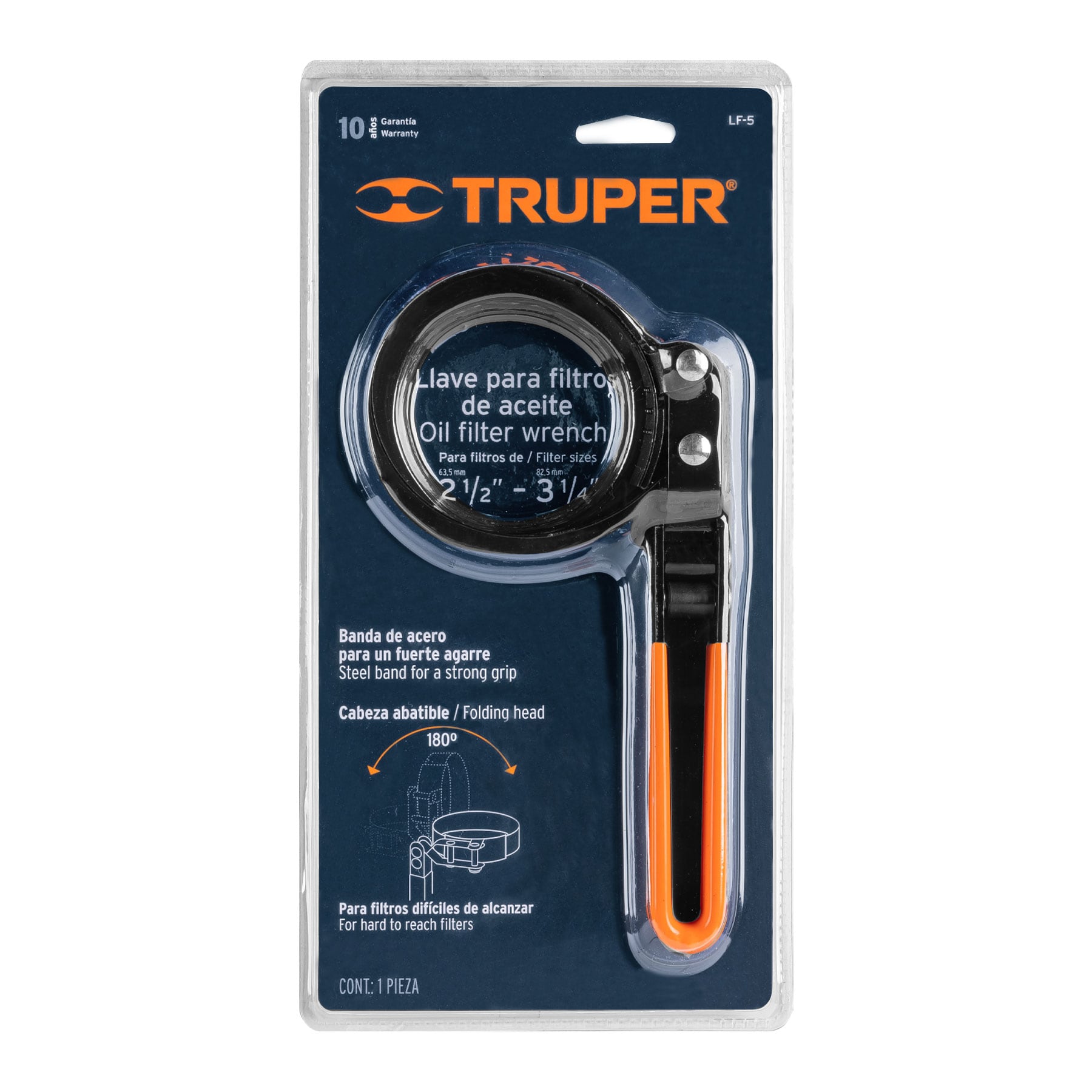 Llave para filtro de aceite 2-1/2"-3-3/4" - Imagen 2