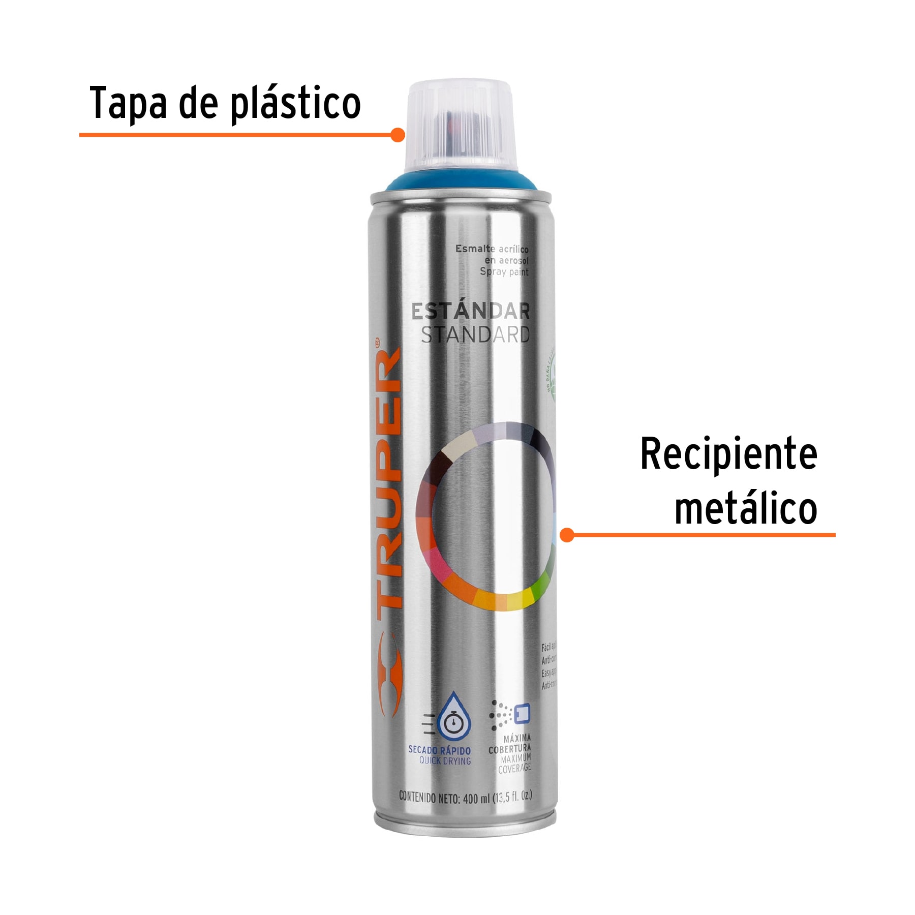 Pintura en aerosol azul holandés 400 ml - Imagen 3