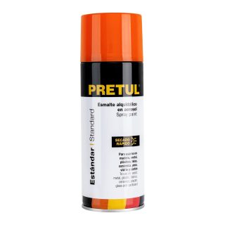 Pintura en aerosol naranja 400 ml, Pretul