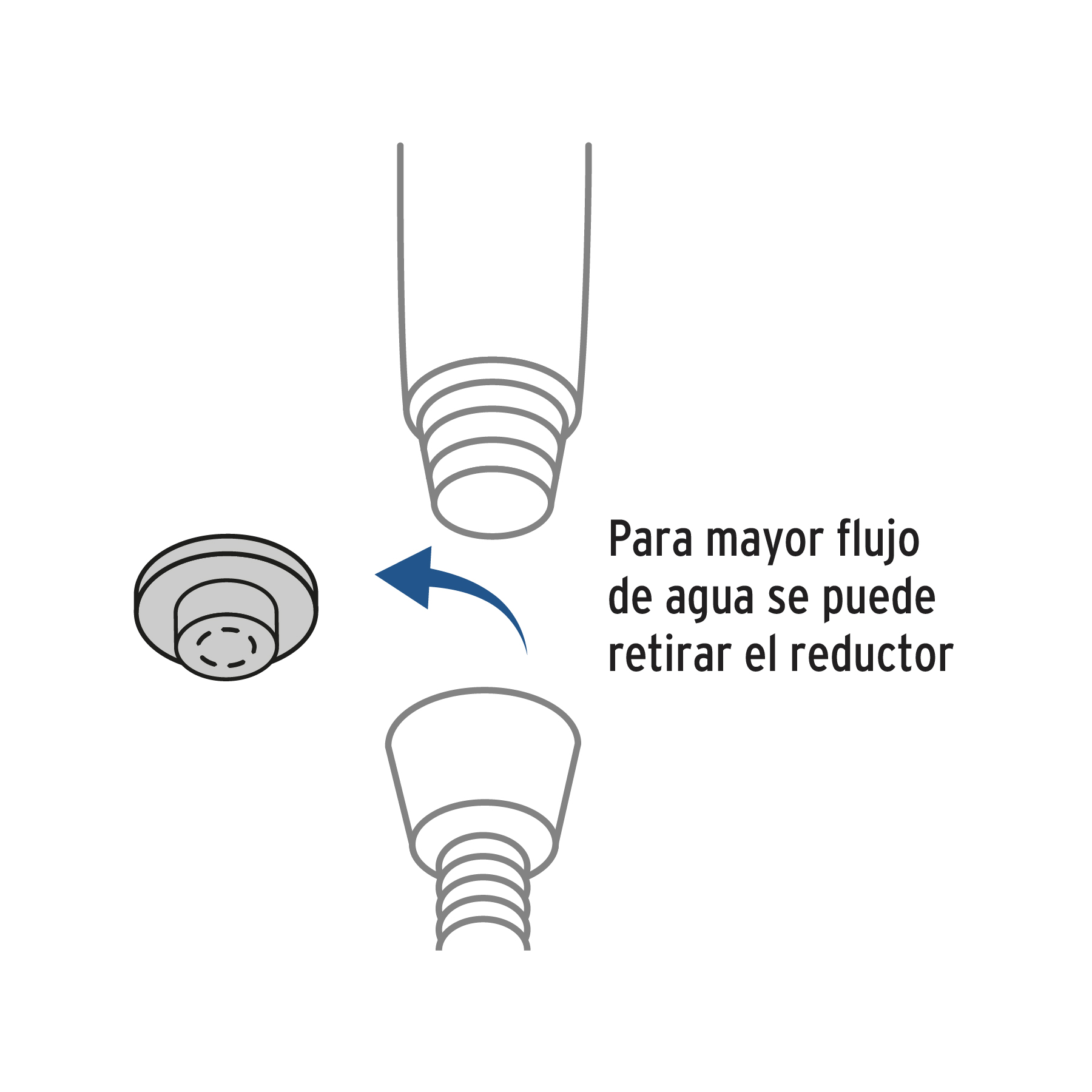 Regadera de teléfono 3-1/4" con soporte - Imagen 5