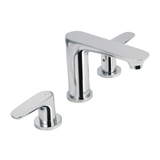 Mezcladora cromo para lavado con taladros separados