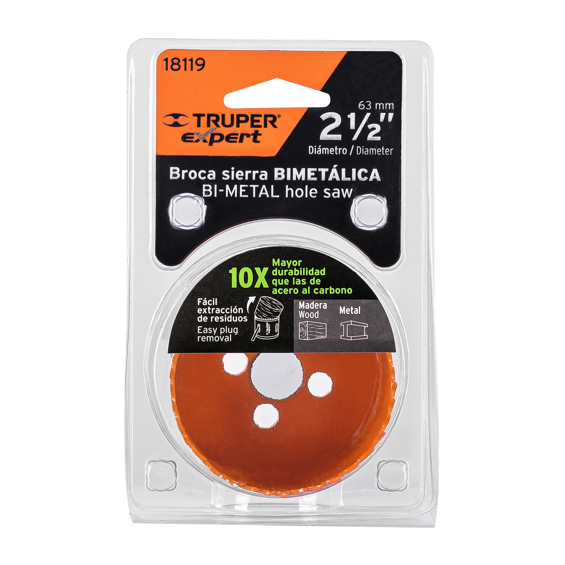 Brocasierra bimetálica 2-1/2" Truper Expert - Imagen 2