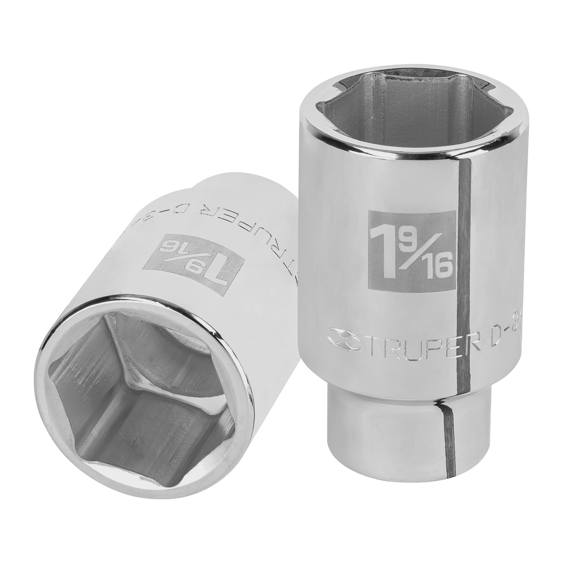 Copa larga de 1-9/16" 6 puntas raíz 3/4"